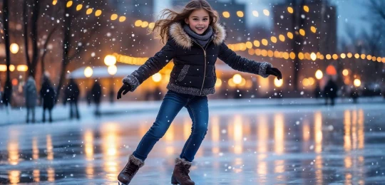 Где покататься на коньках в Барнауле: путеводитель по крытым и открытым каткам - фото