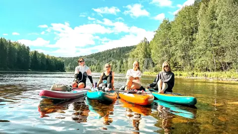 Косьва-lite. Сплав выходного дня на sup-бордах и байдарках по р. Косьва с подъемом на гору Крестовая - фото 2