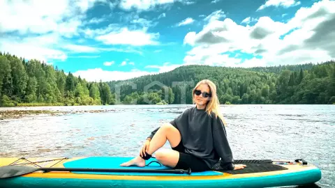 Усьва-top. Сплав выходного дня на sup-бордах и байдарках по р. Усьва с подъемом на вершину Усьвинских столбов - фото 3