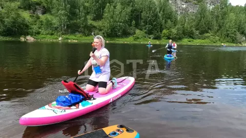 Косьва-lite. Сплав выходного дня на sup-бордах и байдарках по р. Косьва с подъемом на гору Крестовая - фото 3