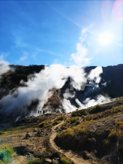 Дачные горячие источники, водопад "Снежный барс" - фото 5