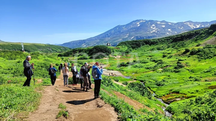 Дачные горячие источники, водопад "Снежный барс" - фото 1