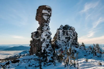 Экскурсионный тур "Все в одном" на снегоходах по популярным местам города-курорта Шерегеш - фото 3