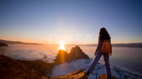 Новогодний тур по Байкалу. Первый лёд, Ольхон и Листвянка - фото 5
