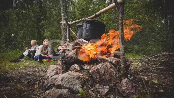 Ладожский берег. Пеший поход с палатками из Санкт-Петербурга - фото 8
